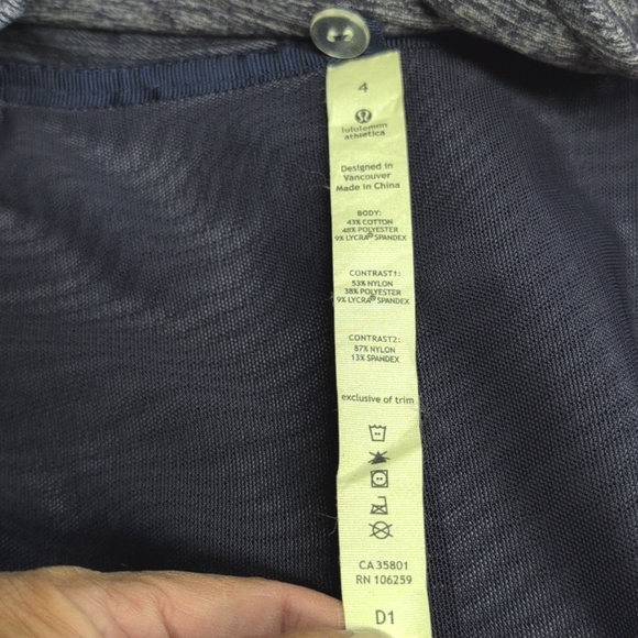 Lululemon Ride On Fitted Blazer Deep Indigo Size 4 EUC - Picture 12 of 12